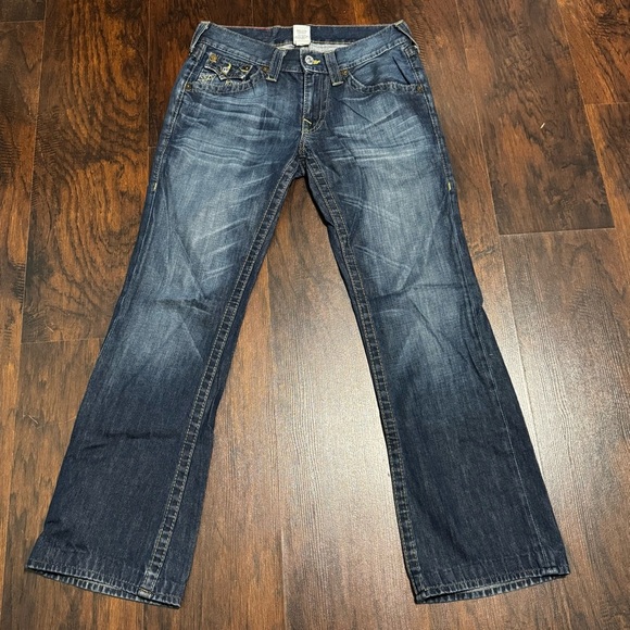 True Religion Brand Classic Blue Denim Boot Cut Jeans 31 - Picture 1 of 15